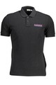 NAPAPIJRI Elegantes Schwarzes Herren Poloshirt mit Kurzen Ärmeln & Logo-Detail