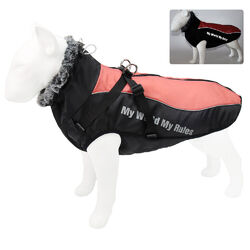 Hundemantel Wasserdicht Hunde Winterjacke Weiche Warme Hundeweste Reflektierend✔