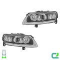 Scheinwerfer-Set links/rechts W5W HELLA für AUDI A6 Avant (4F5, C6)