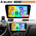 2+32G Android 14 Autoradio Carplay RDS DAB+ Kam Für SKODA Octavia III 5E 2013-18
