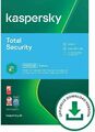 Kaspersky Total Security 2024 • 1, 3 oder 5 Geräte 1 oder 2 Jahre • EMAIL