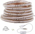 220V 240V LED Stripe Streifen 3014 120leds/m Lichtleiste Lichtband Wasserdicht