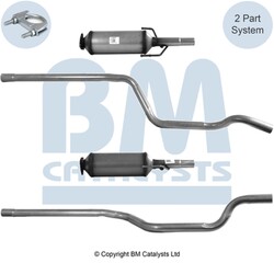 BM CATALYSTS DPF Rußpartikelfilter Dieselpartikelfilter BM11062 Cordierit CDTI