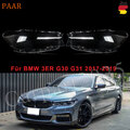 Scheinwerferglas Streuscheibe für BMW 5er G30 G31 M5 2017-20 Vor Abdeckung Paar