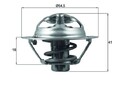 MAHLE Thermostat, Kühlmittel TX 162 82D für DACIA HYUNDAI KIA LADA