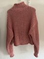 Strick Pullover mit Stehkragen S