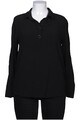 Comma Bluse Damen Oberteil Hemd Hemdbluse Gr. EU 44 Schwarz #52vw7sp