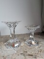 Vintage Nachtmann Bleikristall Kerzenständer Für Stabkerzen 2er Set 
