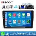 9" Android 13 Apple CarPlay Autoradio Für Peugeot 407 2004-2011 GPS Navi Cam 32G