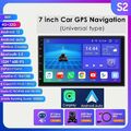 AUTORADIO 8-Kern Android 12 GPS NAVI DSP 7" DOPPEL 2 DIN WIFI CarPlay BT 4+32GB