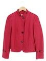 AKRIS Damen Blazer Rot Größe 38 Modell Punto Elegant Wolle Angora