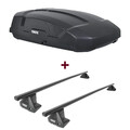 Dachbox Thule Force XT S + Dachträger Thule SquareBar für Peugeot e-2008 II neu