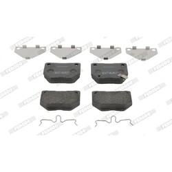 1x ORIGINAL® Ferodo FDB1372 Bremsbelagsatz, Scheibenbremse Hinten, inkl.