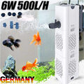 Aquarium Innenfilter Aquarienfilter Filter der regelbaren 6W 500 L/H Wasserpumpe