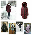 Winter Hooded Parka Damen Jacke Stepp Mantel Steppjacke Langejacke Warm Outwear