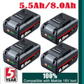 Ersatzakku 8.0Ah 5.5Ah für Einhell 18V Akku POWER X-CHANGE Lithium PXC Batterien