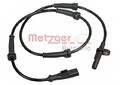 METZGER Sensor, Raddrehzahl Hinterachse beidseitig u.a. für NISSAN, OPEL