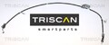 TRISCAN 814069193 Seilzug für Feststellbremse Handbremsseil Bremsseil 