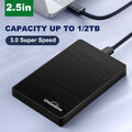 2.5" Externe Festplatten 500GB 1TB Tragbare Festplatte PC Mac Backup-Erweiterung