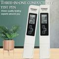 3in1 Digital TDS EC TEMP Meter Water Quality Tester Pen 0-9990ppm Purity A4Y8