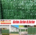 Sichtschutzzaun Sichtschutz Zaun Balkon Windschutz Künstliche Efeu Hecke 6M/3M