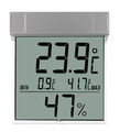 TFA 30.5020 Vision Fensterthermometer digital Hygrometer transparent Temperatur 