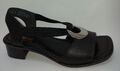 Rieker Damen Schuhe Sandale Leder 62662 schwarz EUR 39