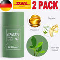 2x Green Tea Purifying Clay Stick Mask Grün Tee Oil-Control Anti-Acne Fine Solid