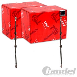 2X TRW BREMSSCHLÄUCHE VORNE BEIDSEITIG PASSEND FÜR FORD GALAXY SEAT ALHAMBRA VW