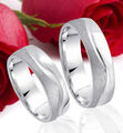 2 SILBER Partner Ringe Trauringe Eheringe Verlobungsringe , Gravur Gratis * T13x