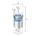 UFI 31.833.00 Kraftstofffilter für VW AUDI SEAT SKODA