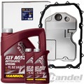 GETRIEBEFILTER+6L MANNOL ATF ÖL 6GANG AUTOMATIK für AUDI Q7 VW TOUAREG CAYENNE