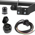 Anhängerkupplung starr +ES 13p für Ford Transit 4 IV 85-00 Kastenwagen / Minibus