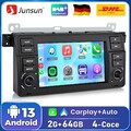 2+64G DAB+ Android 13 Autoradio Auto CarPlay Für BMW E46 M3 GPS WiFi BT SWC HD
