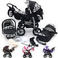 AKTIONS PREIS Kombi Kinderwagen 3in1 Poussette Sportsitz Autositz Babyschale