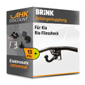 Für Kia Rio Fliessheck 11- BRINK Anhängerkupplung abnehmbar + 13polig E-Satz KIT