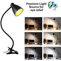 LED Klemmleuchte dimmbar Schreibtischlampe Leselampe flexibel USB Tisch-Lampe DE
