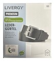 LIVERGY PREMIUM LEDERGÜRTEL SCHWARZ GR. 115 UND 125 *NEU*