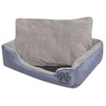 Hundebett mit Kissen Hundekorb Hundekissen Hundesofa Tierbett Katzenbett vidaXL