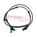 1x Sensor, Raddrehzahl METZGER 0900393 passend für LAND ROVER