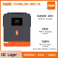 6200W 48V Solar Inverter Sinus Hybrid Wechselrichter + MPPT 120A PV 60-500 VDC