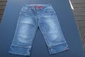 edc by Esprit " FIVE "  Vintage Denim Bermuda Damen Jeans Shorts Gr. 40 blau