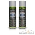 PETEC 2x 500ml STEINSCHLAG UNTERBODENSCHUTZ GRAU ÜBERLACKIERBAR KAUTSCHUK 533764