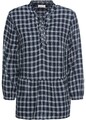 Tunika m 3/4-Ärmeln Gr. 36 Dunkelblau Damentunika Bluse Hemd Shirt Oberteil Neu