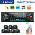 1 DIN Autoradio Mit FM Bluetooth Freisprecheinrichtung Fernbedienung USB TF AUX