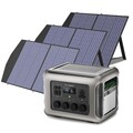 ALLPOWERS 2016 Wh Akku Generator 2500W LiFePO4 Akku mit 3X100W Solarpanel PV