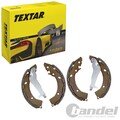 TEXTAR BREMSBACKEN MIT HANDBREMSHEBEL HINTERACHSE für HYUNDAI ACCENT 4 i10 i20