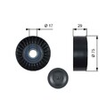 Gates Umlenk-/Führungsrolle, Keilrippenriemen T36462 für VW