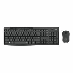 Logitech MK295 Silent Wireless Combo Maus-Tastatur-Set 8 Sondertasten Funk AkkuTop Angebot von deltatecc