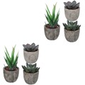  Set of 2 Plastik Pflanzen Künstliche Für Draußen Bürodekorationen